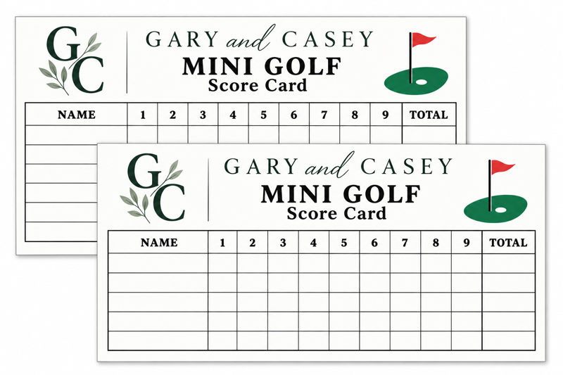 Wedding Mini Golf at a Points Up event