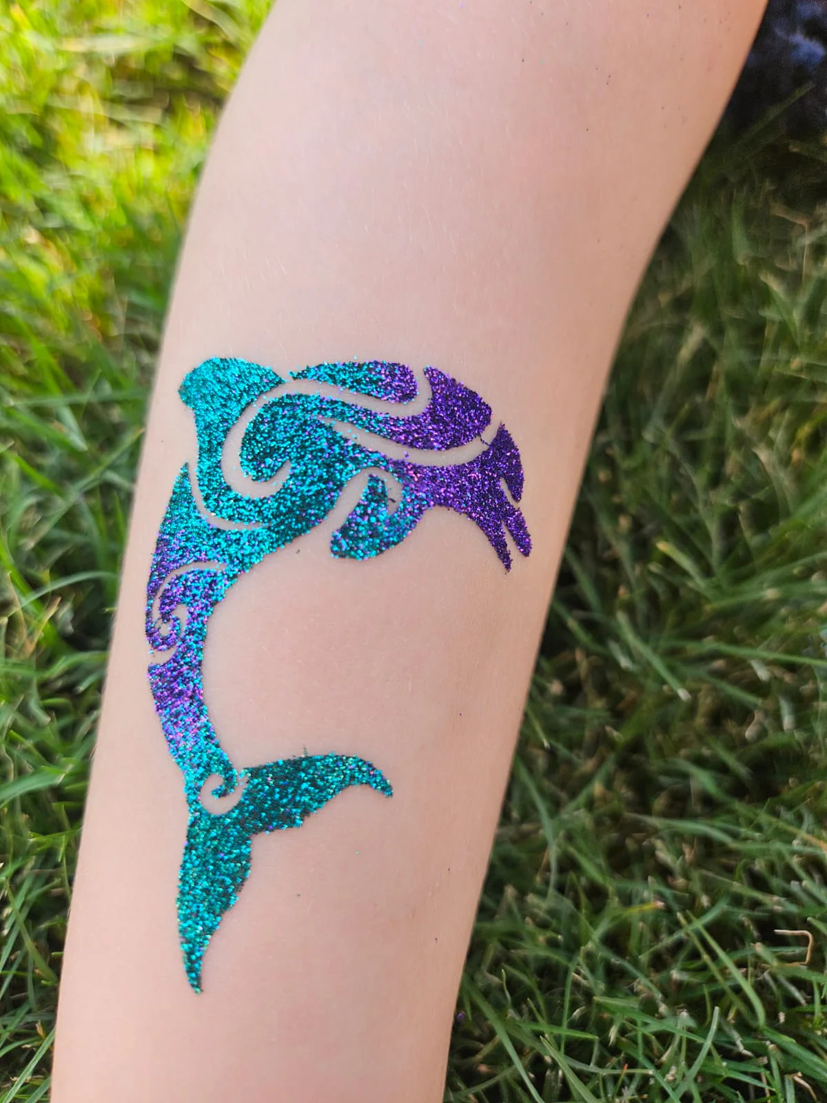 Glitter Tattoos at a Points Up event